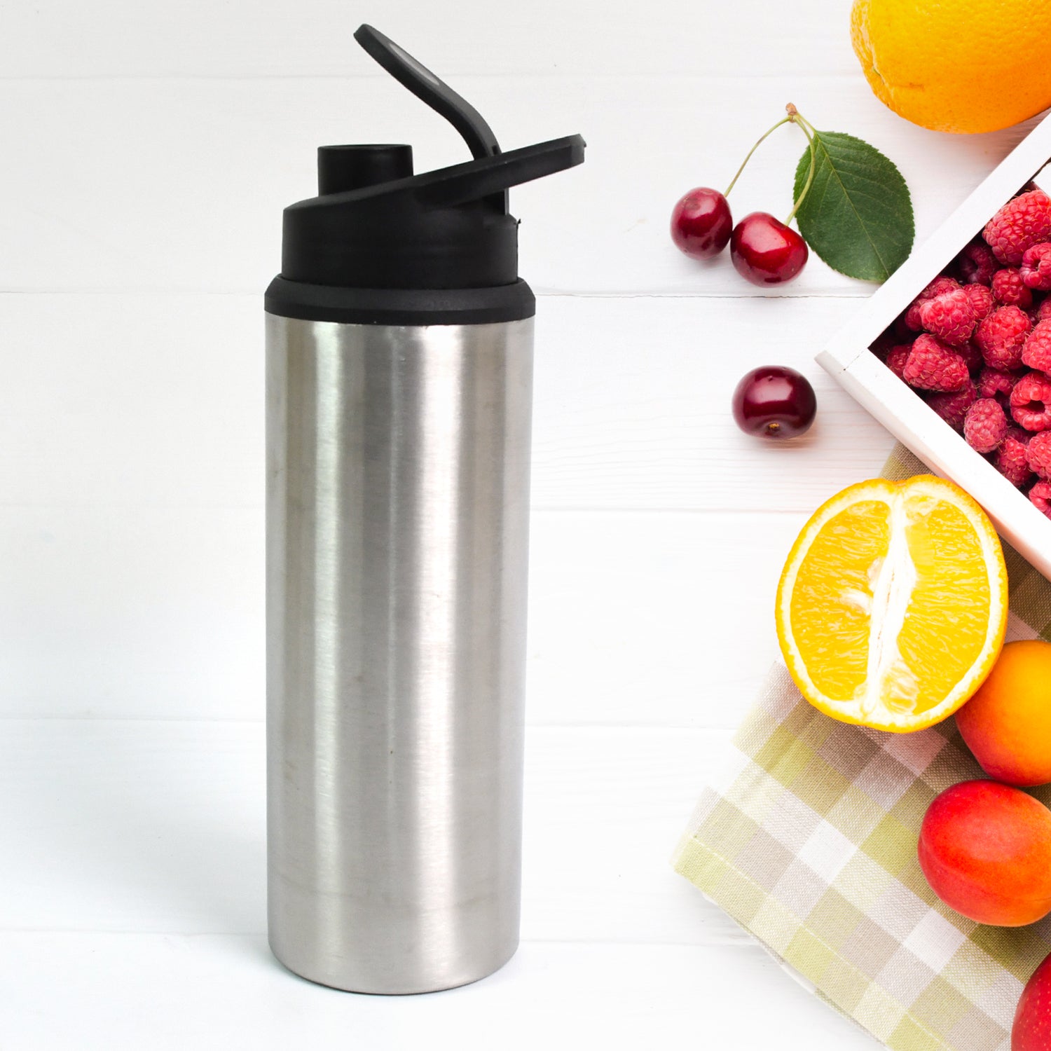Steel Water Bottle  Sipper Bottle  Fridge Water Bottle Set Of 1 (600 Ml Approx) Steel Water Bottle  Sipper Bottle  Fridge Water Bottle Set Of 1 (600 Ml Approx)